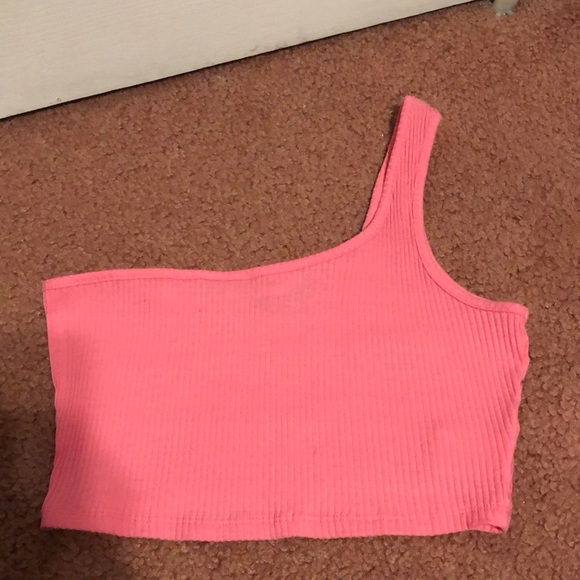SHEIN Tops - Shein One Shoulder Crop Top